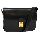 Celine Vintage Flap Shoulder Bag Leather