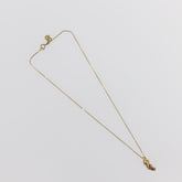 Christian Dior CD Pendant Necklace Gold-plated