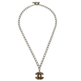 Chanel CC Pendant Necklace Metal
