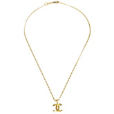 Chanel CC Pendant Necklace Metal