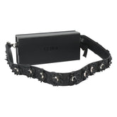 Fendi Logo Horizontal Box Crossbody Bag Leather