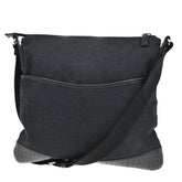 Gucci Zip Messenger Bag GG Canvas with Perforated Leather