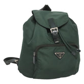 Prada Front Pocket Buckle Backpack Nylon
