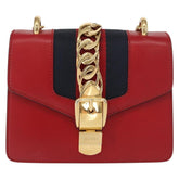 Gucci Sylvie Chain Shoulder Bag Leather