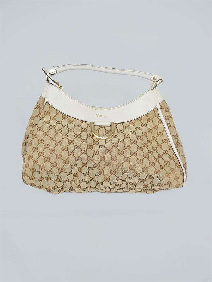 Gucci GG Canvas Clasp Hobo Bag - ShopStyle