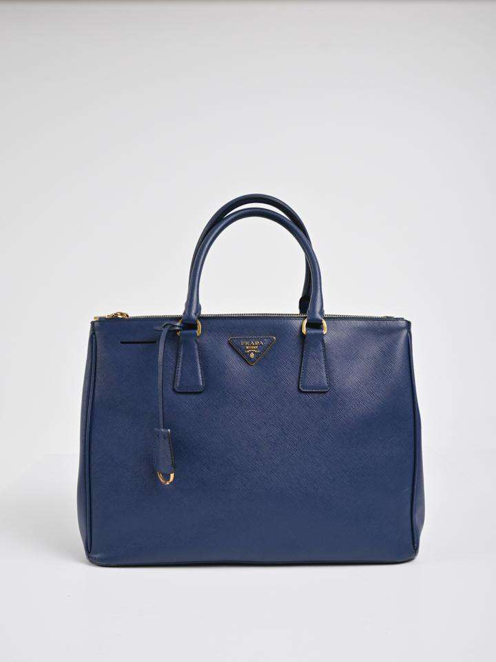 Prada Saffiano Medium Double Zip Bag – AMUSED Co