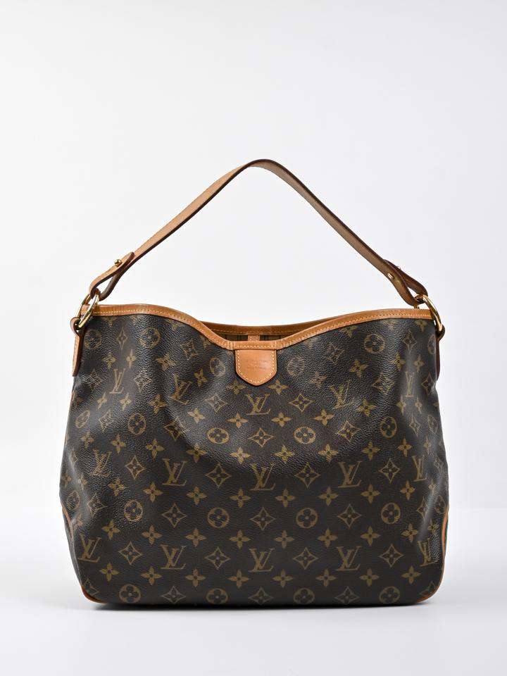 Louis Vuitton Delightful Handbag Monogram Canvas MM Brown