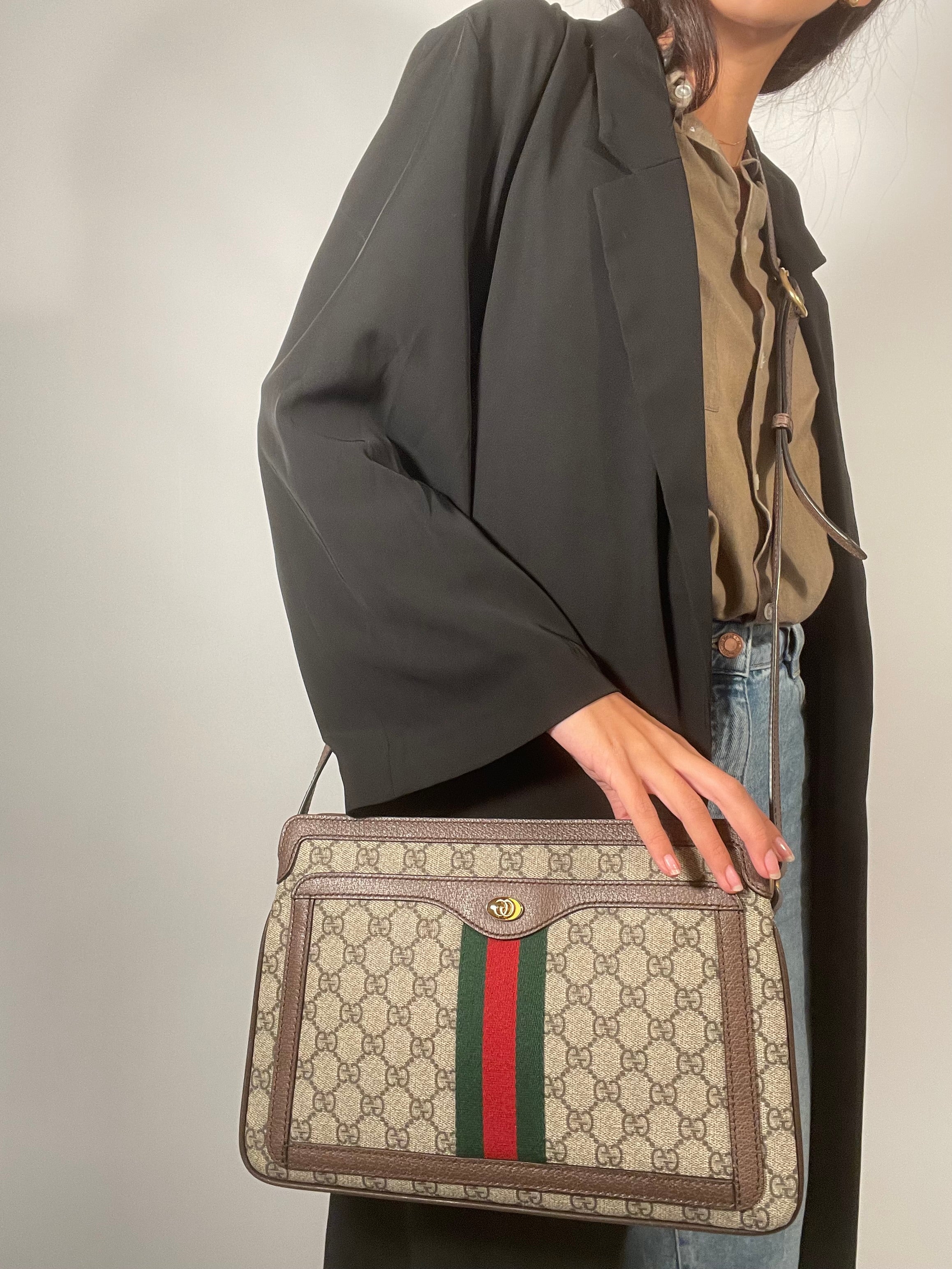 Gucci Ophidia Zip Shoulder Bag – AMUSED Co