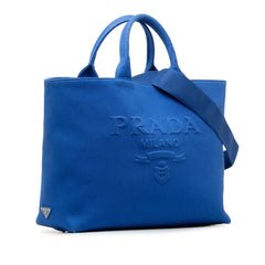 Medium Canvas Logo Drill Satchel
