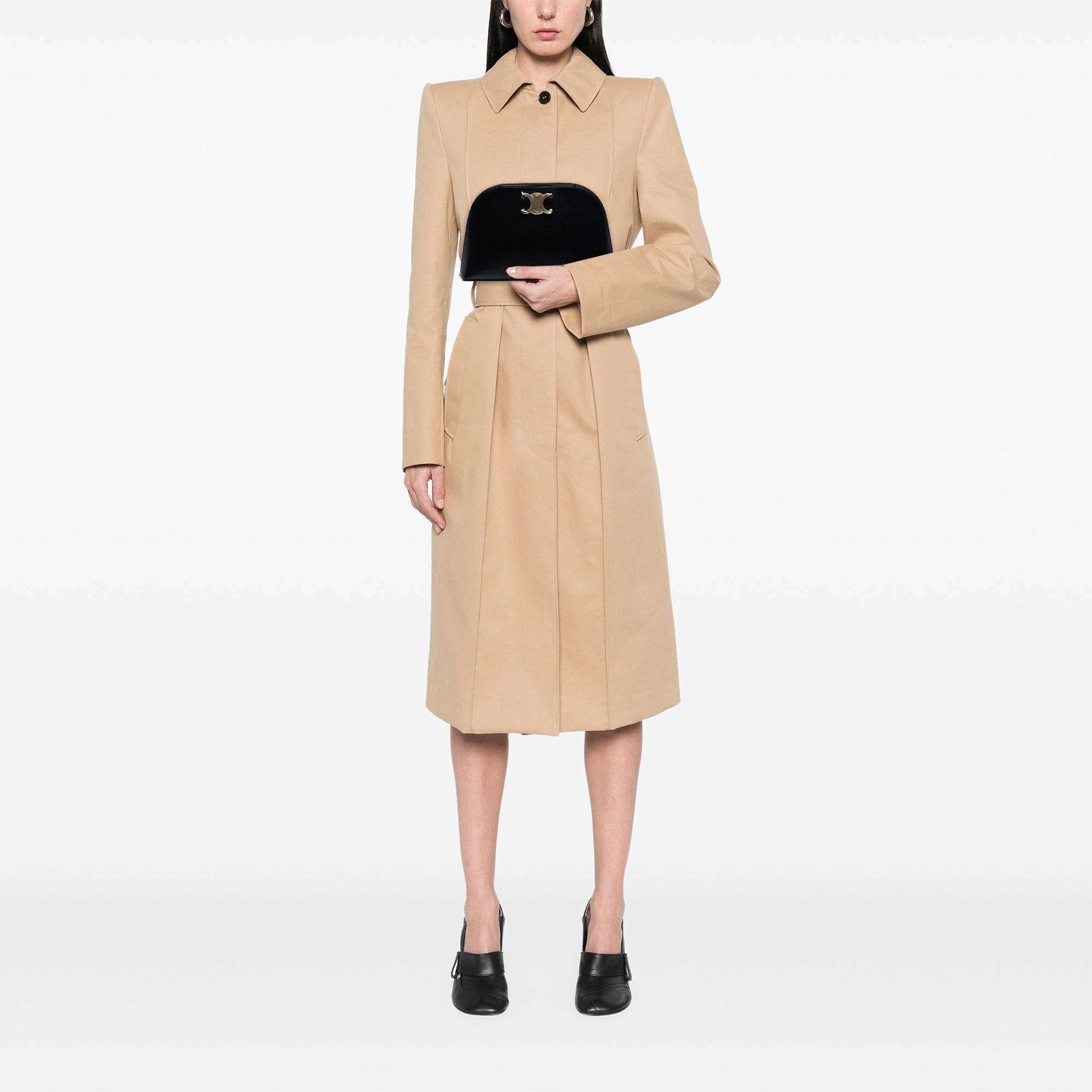 Shiny Calfskin Triomphe Pouch