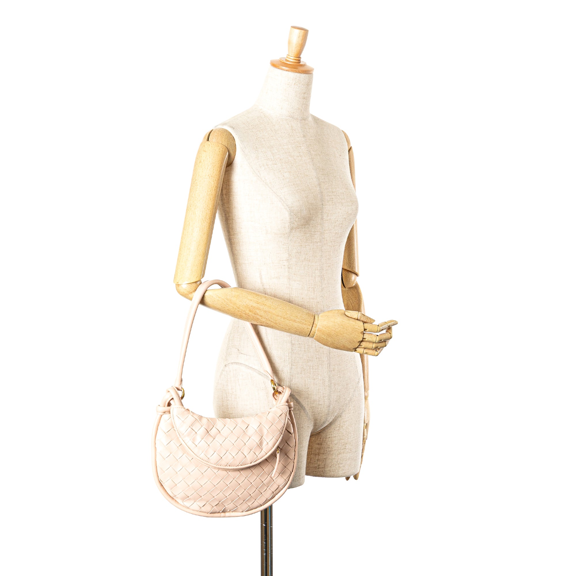 Small Nappa Intrecciato Gemelli Hobo