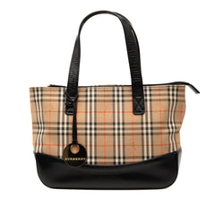 Haymarket Check Canvas Tote