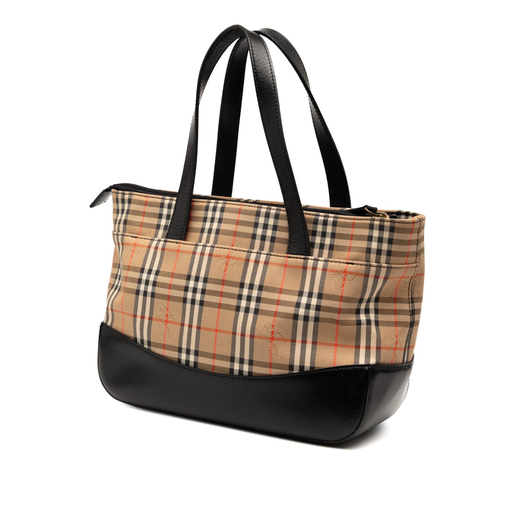 Haymarket Check Canvas Tote