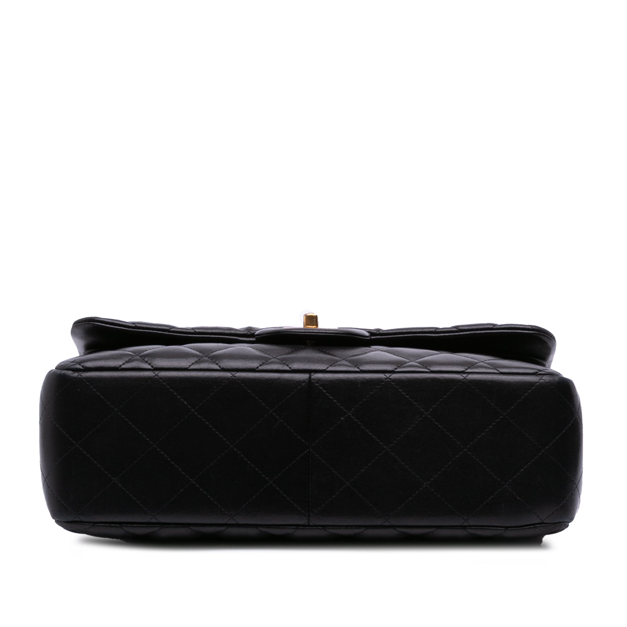Jumbo Classic Lambskin Double Flap