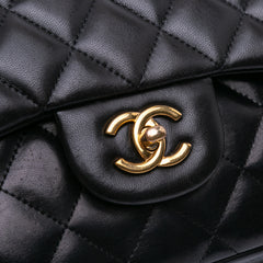 Jumbo Classic Lambskin Double Flap