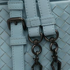 Small Nappa Intrecciato Roma Satchel