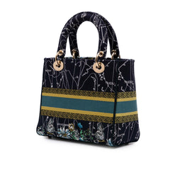 Medium Canvas Embroidered Zodiac Lady D Lite