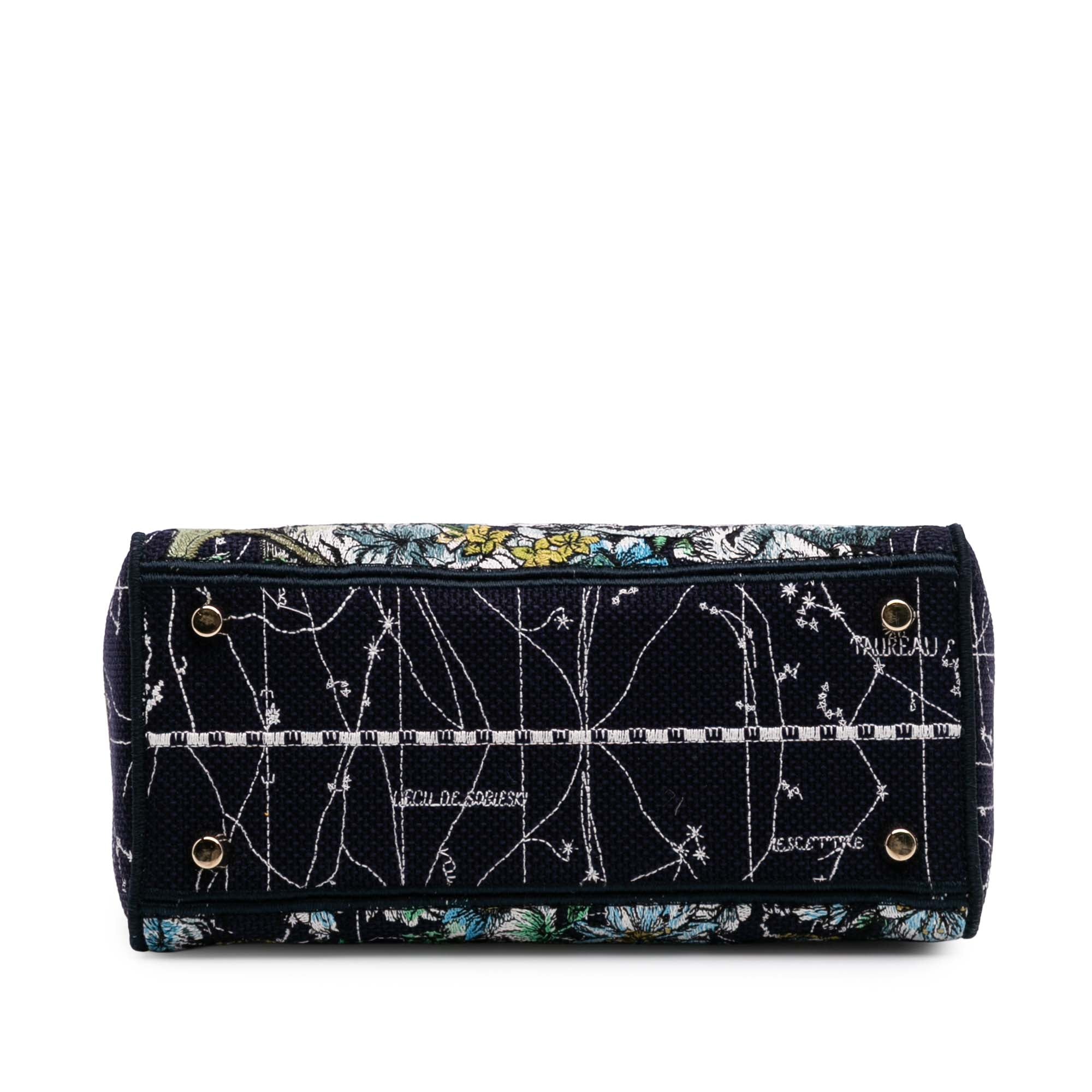 Medium Canvas Embroidered Zodiac Lady D Lite