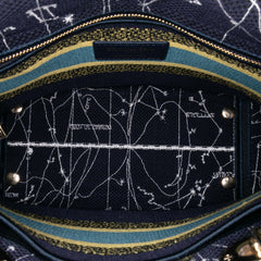 Medium Canvas Embroidered Zodiac Lady D Lite