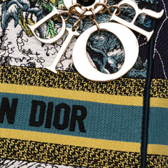 Medium Canvas Embroidered Zodiac Lady D Lite