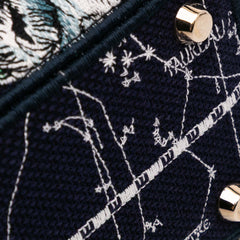Medium Canvas Embroidered Zodiac Lady D Lite