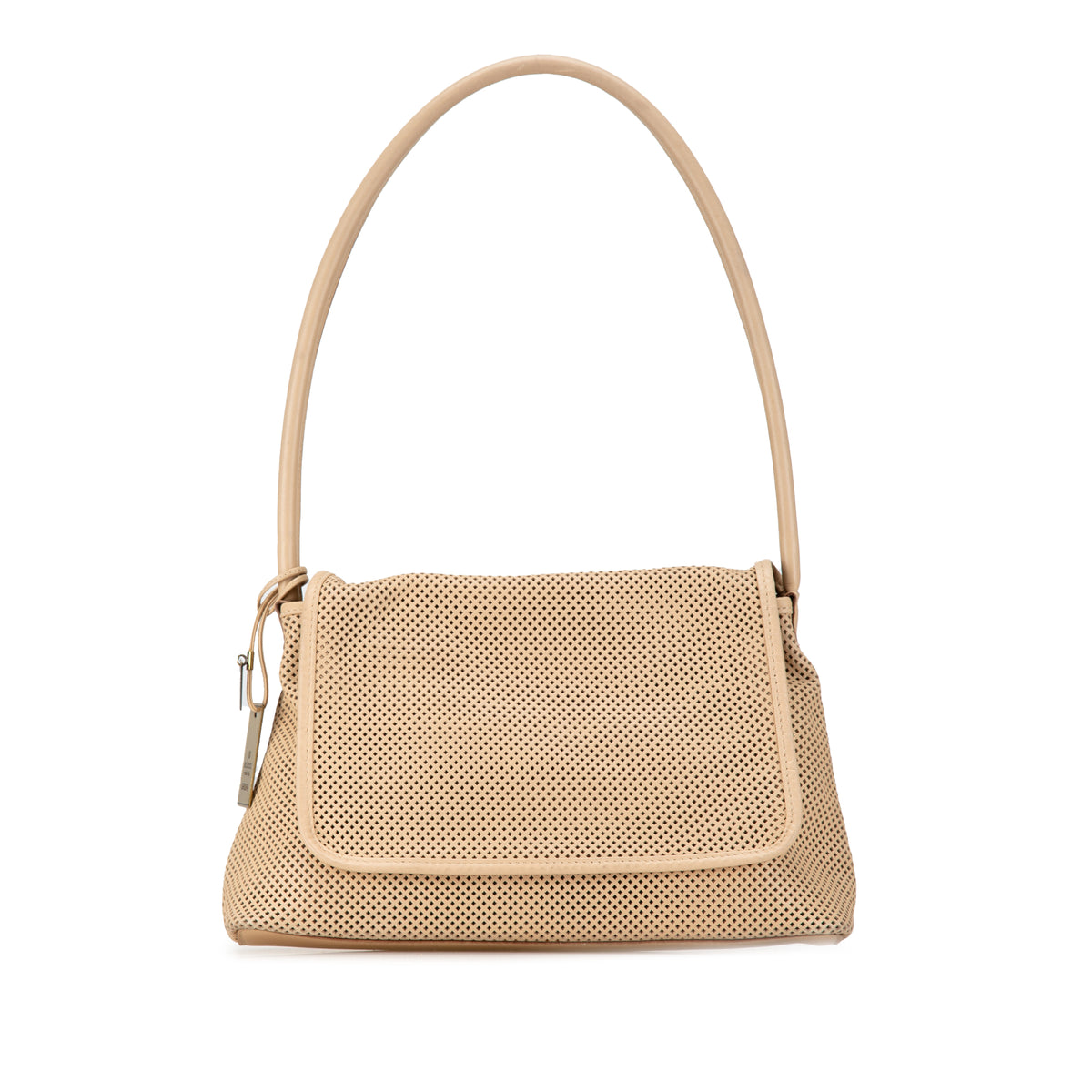 Perforated Leather Shoulder Bag