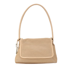 Perforated Leather Shoulder Bag