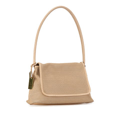 Perforated Leather Shoulder Bag