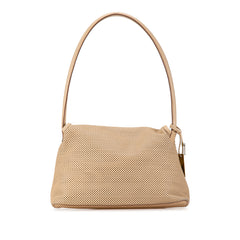 Perforated Leather Shoulder Bag