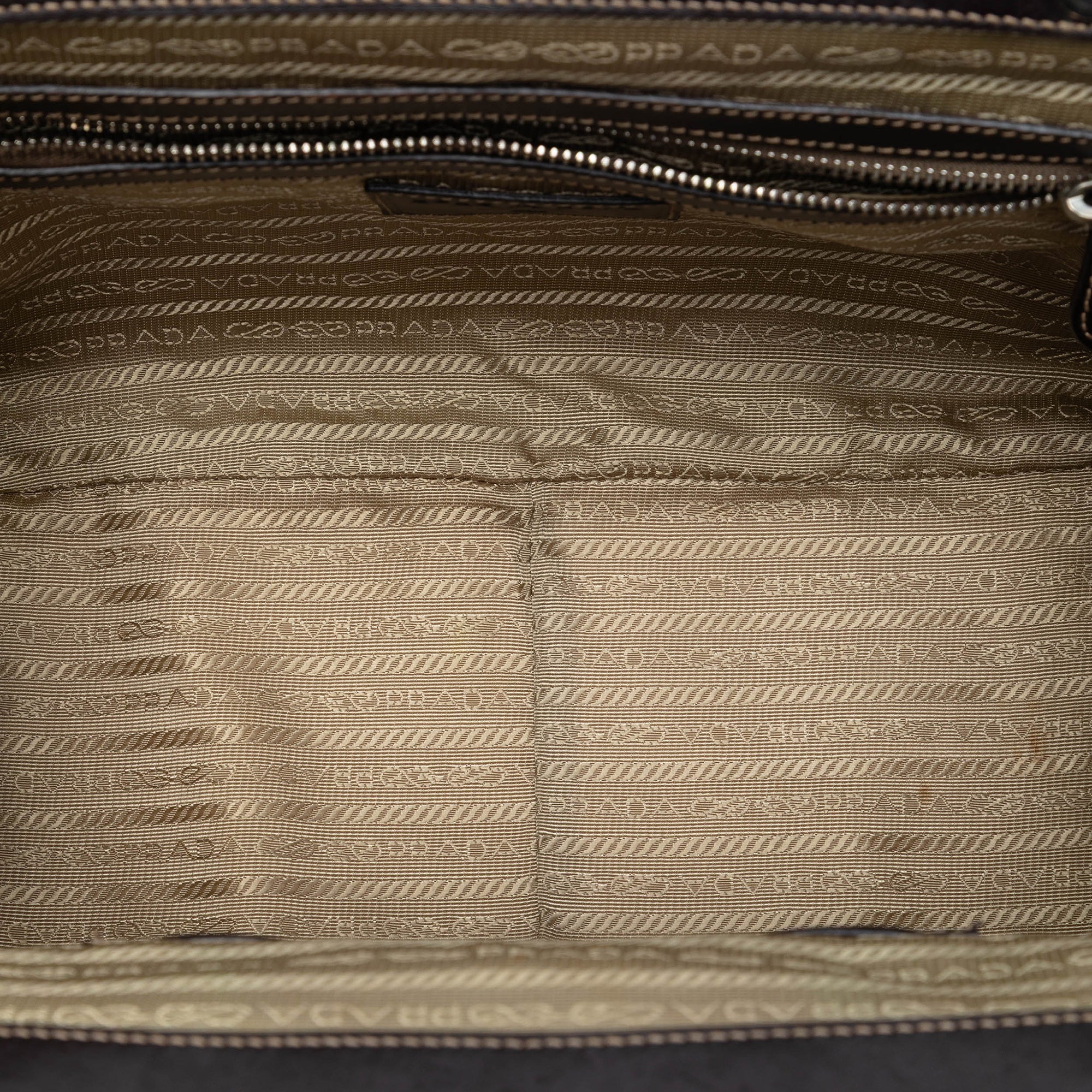 Leather Trimmed Canvas Canapa Logo Frame Handbag