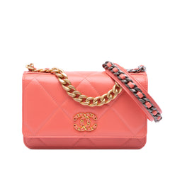Quilted Lambskin 19 Wallet on Chain