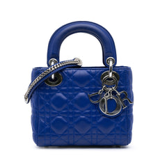 Mini Lambskin Cannage Lady Dior