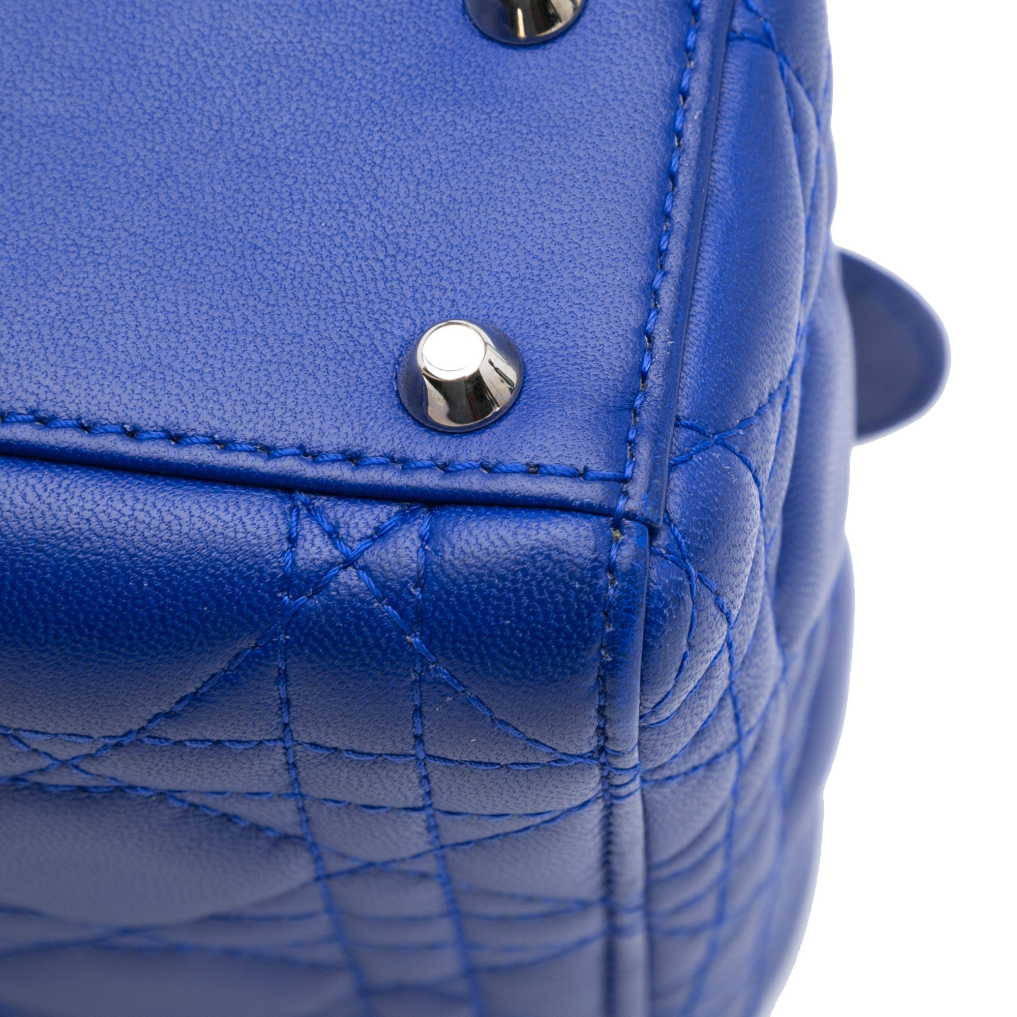 Mini Lambskin Cannage Lady Dior