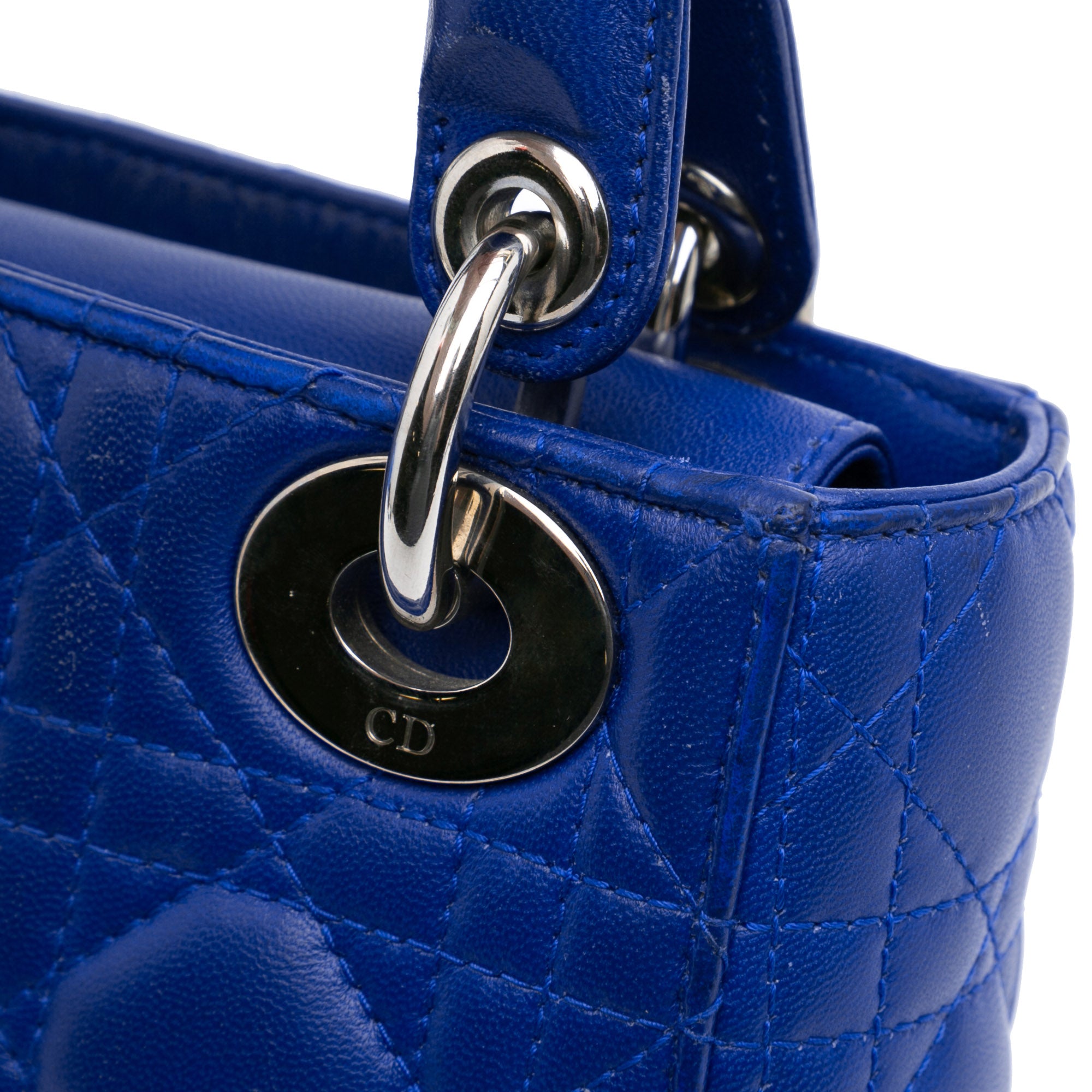Mini Lambskin Cannage Lady Dior
