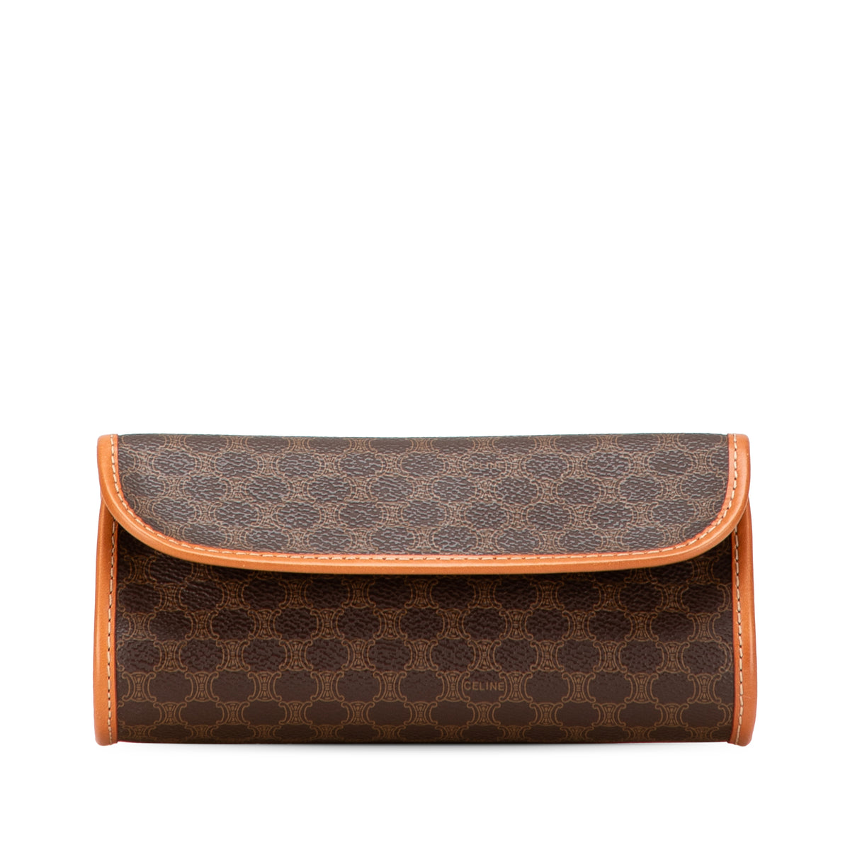 Macadam Coated Canvas Clutch