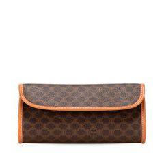 Macadam Coated Canvas Clutch