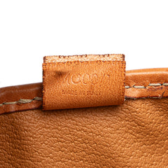 Macadam Coated Canvas Clutch