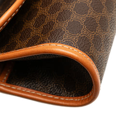 Macadam Coated Canvas Clutch