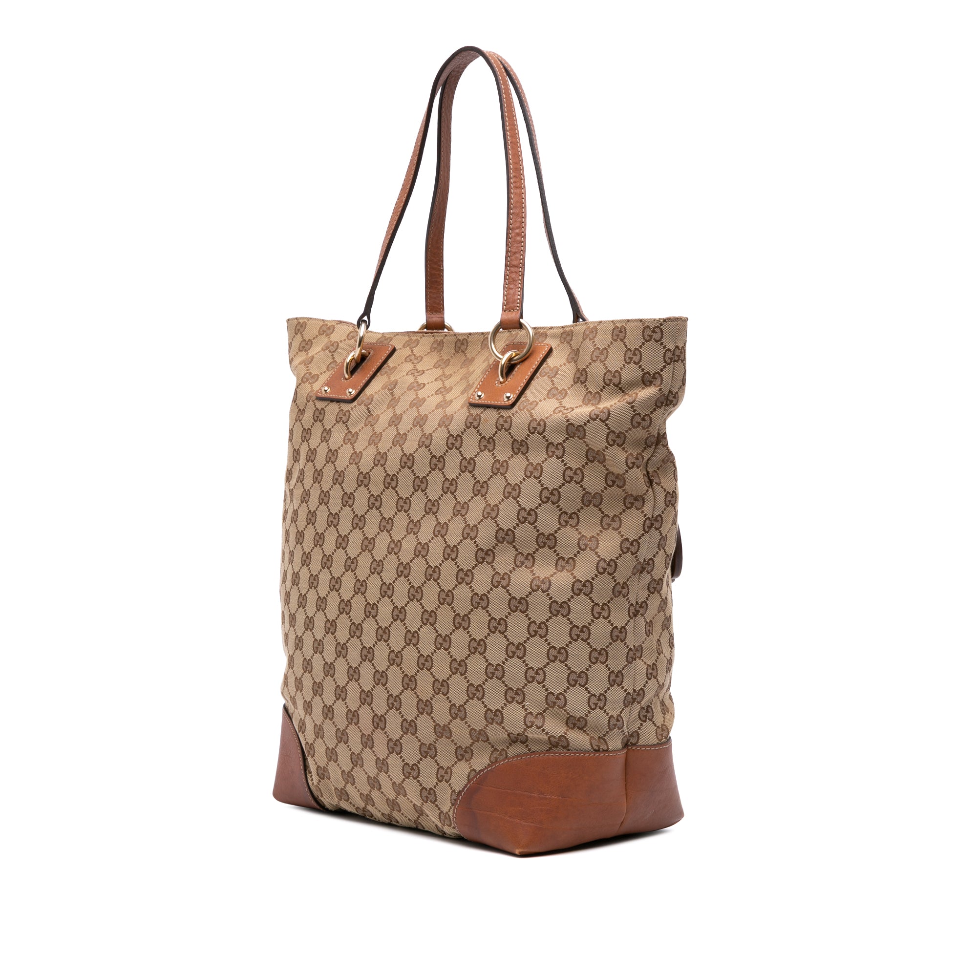 Large GG Canvas GG Charm Tote