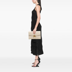 GG Marmont Matelasse Leather Flap Clutch