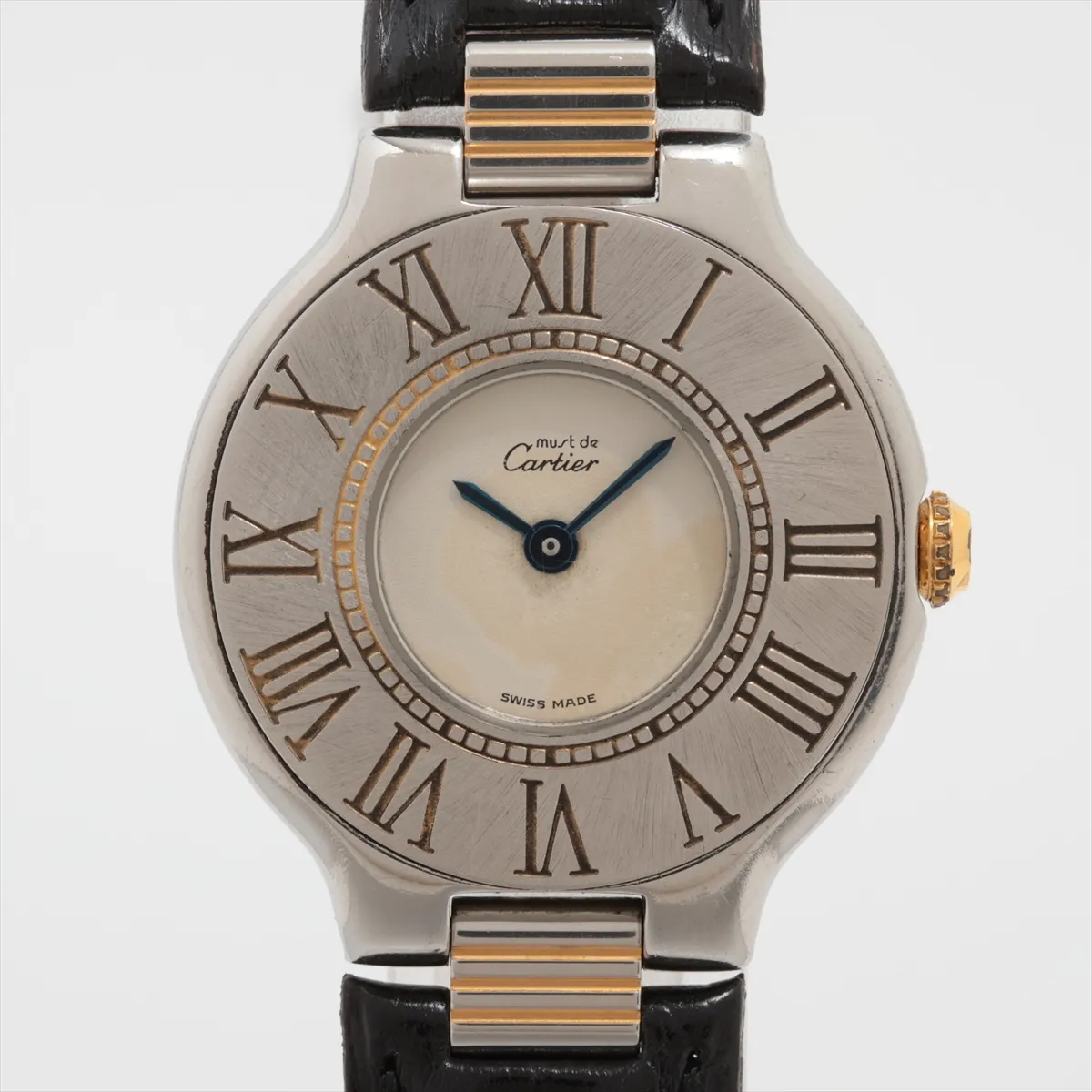 Cartier Ballon Bleu de Cartier Automatic Watch Stainless Steel and Alligator