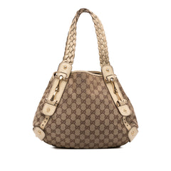 Small GG Canvas Horsebit Pelham Shoulder Bag