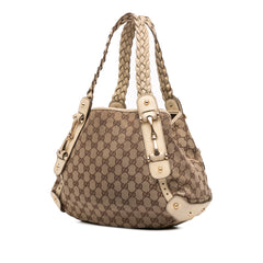 Small GG Canvas Horsebit Pelham Shoulder Bag