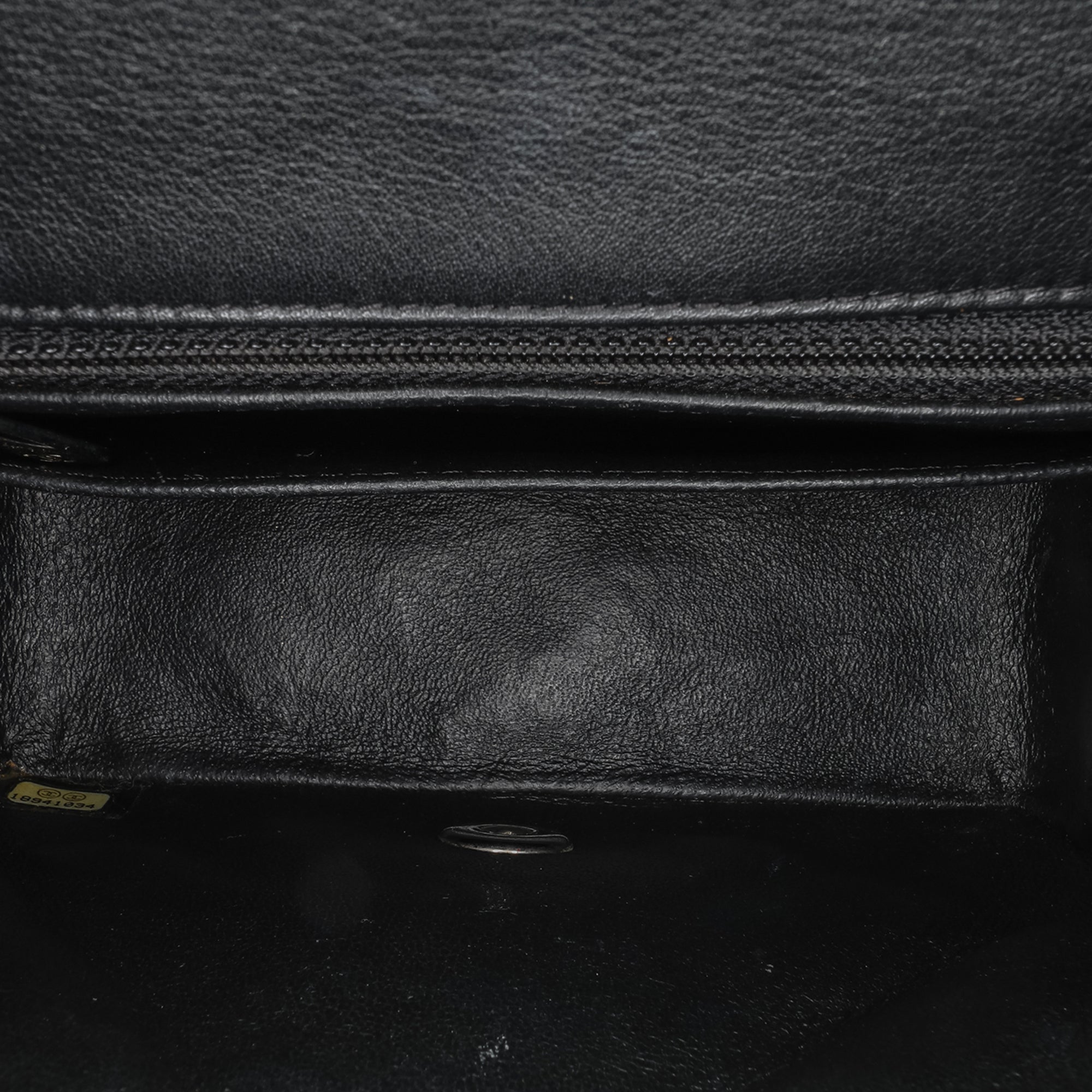 Mini Square Classic Patent Single Flap
