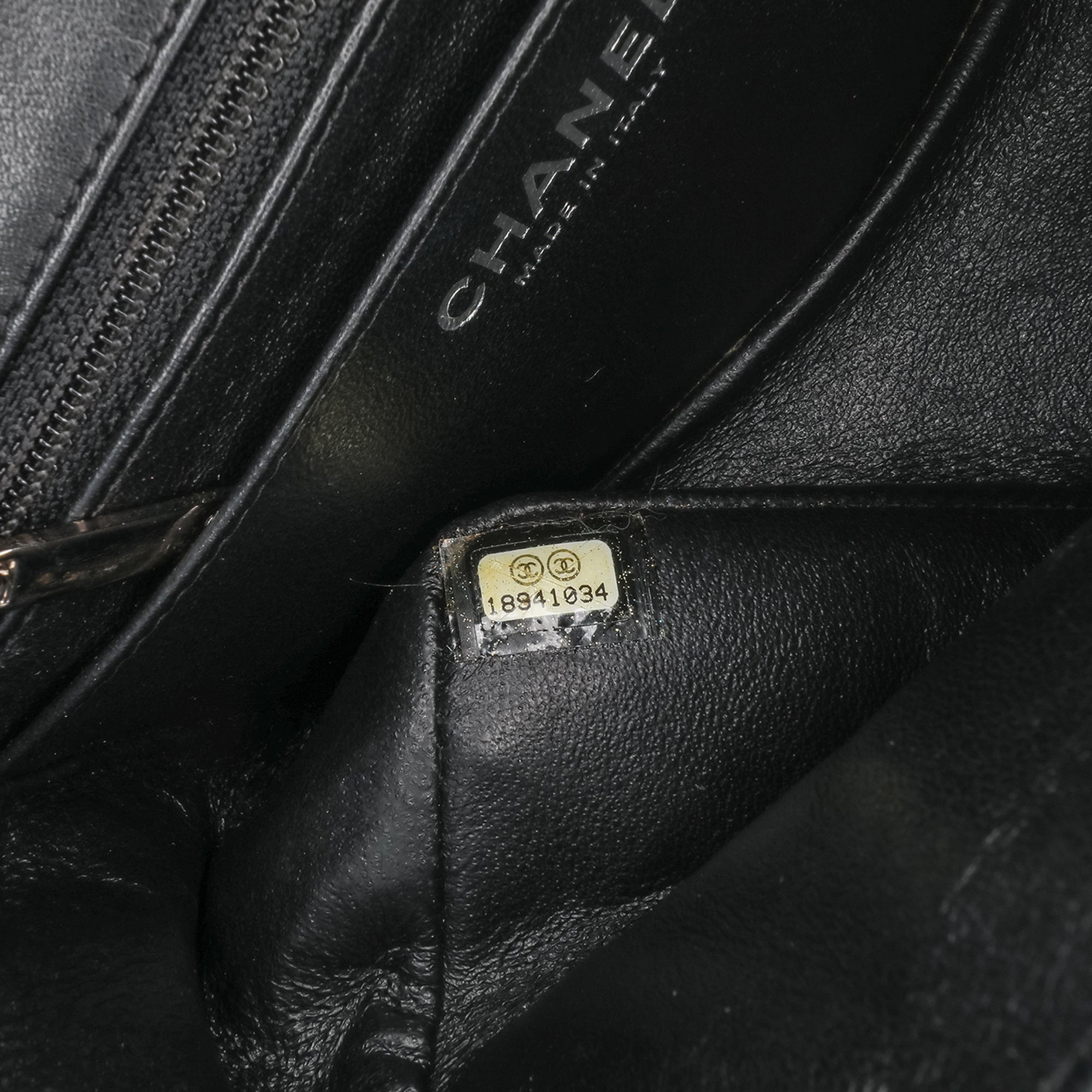 Mini Square Classic Patent Single Flap