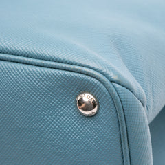 Saffiano Cuir Turnlock Twin Satchel