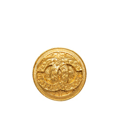 CC Round Brooch
