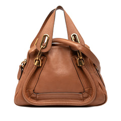 Small Pebbled Calfskin Paraty Satchel