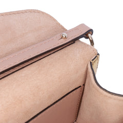 Small Swarovski Crystal Embroidered Vlogo Loco Satchel