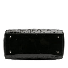 Medium Patent Cannage Lady Dior